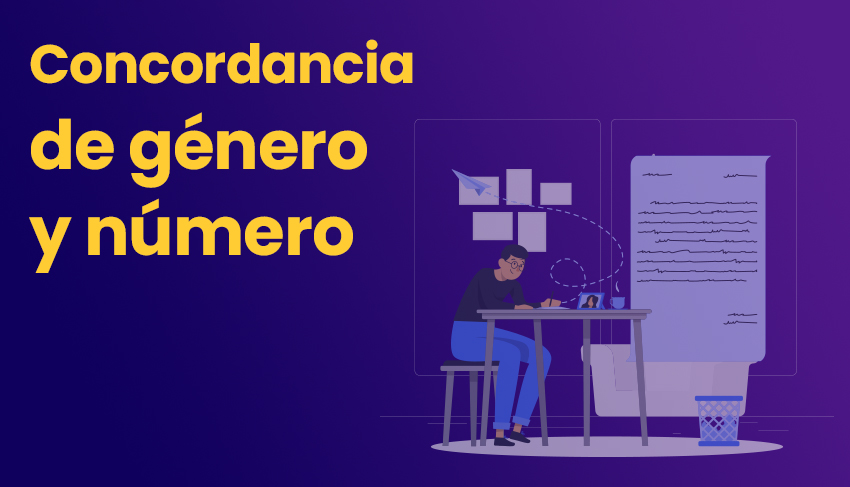 Concordancia de género y número en la escritura española